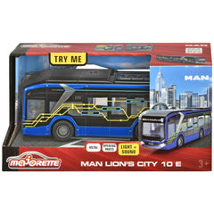 Majorette - Man Lions City 10 E Bus With Lights And Sounds Play Vehicles