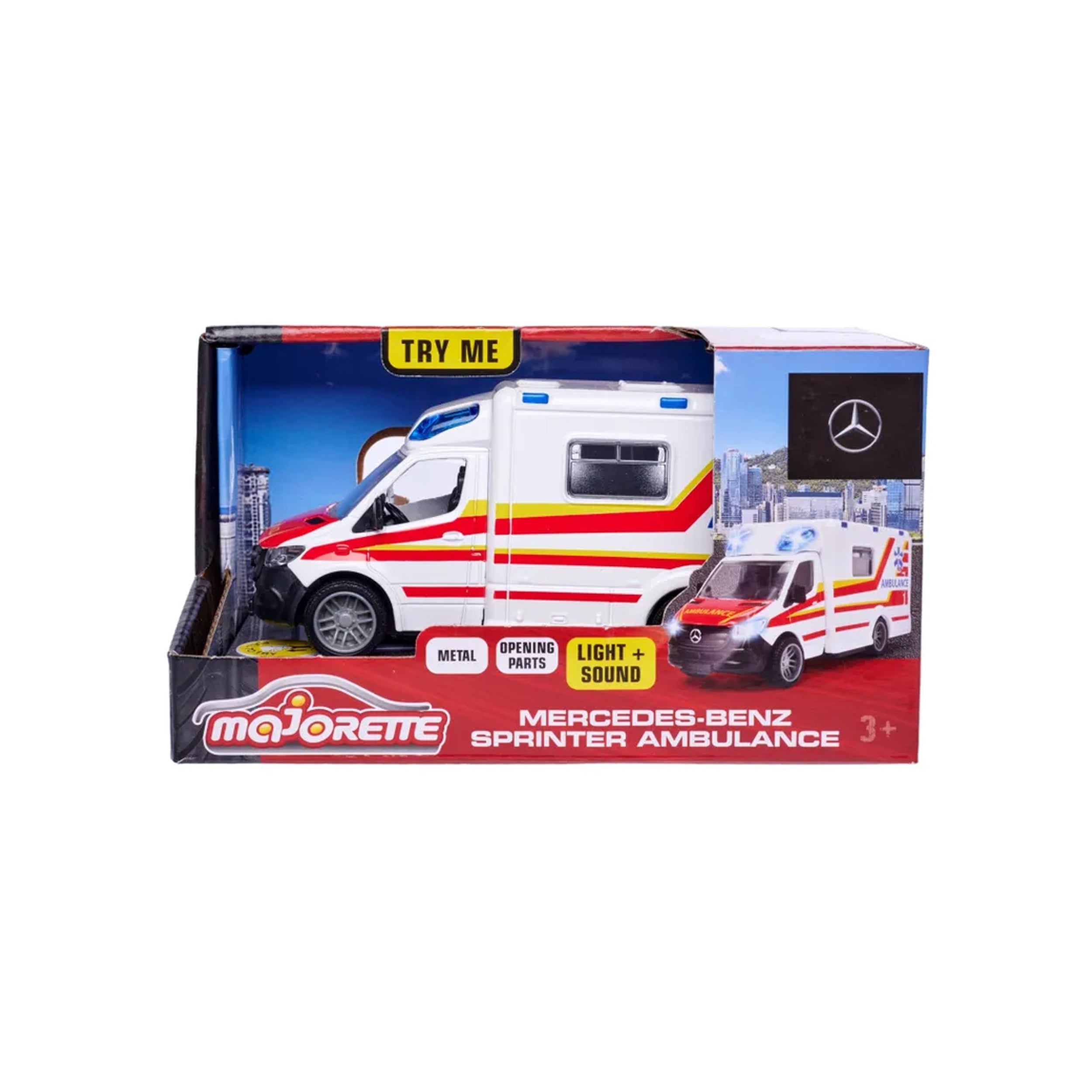 Majorette - Mercedes-Benz Sprinter Ambulance Play Vehicles