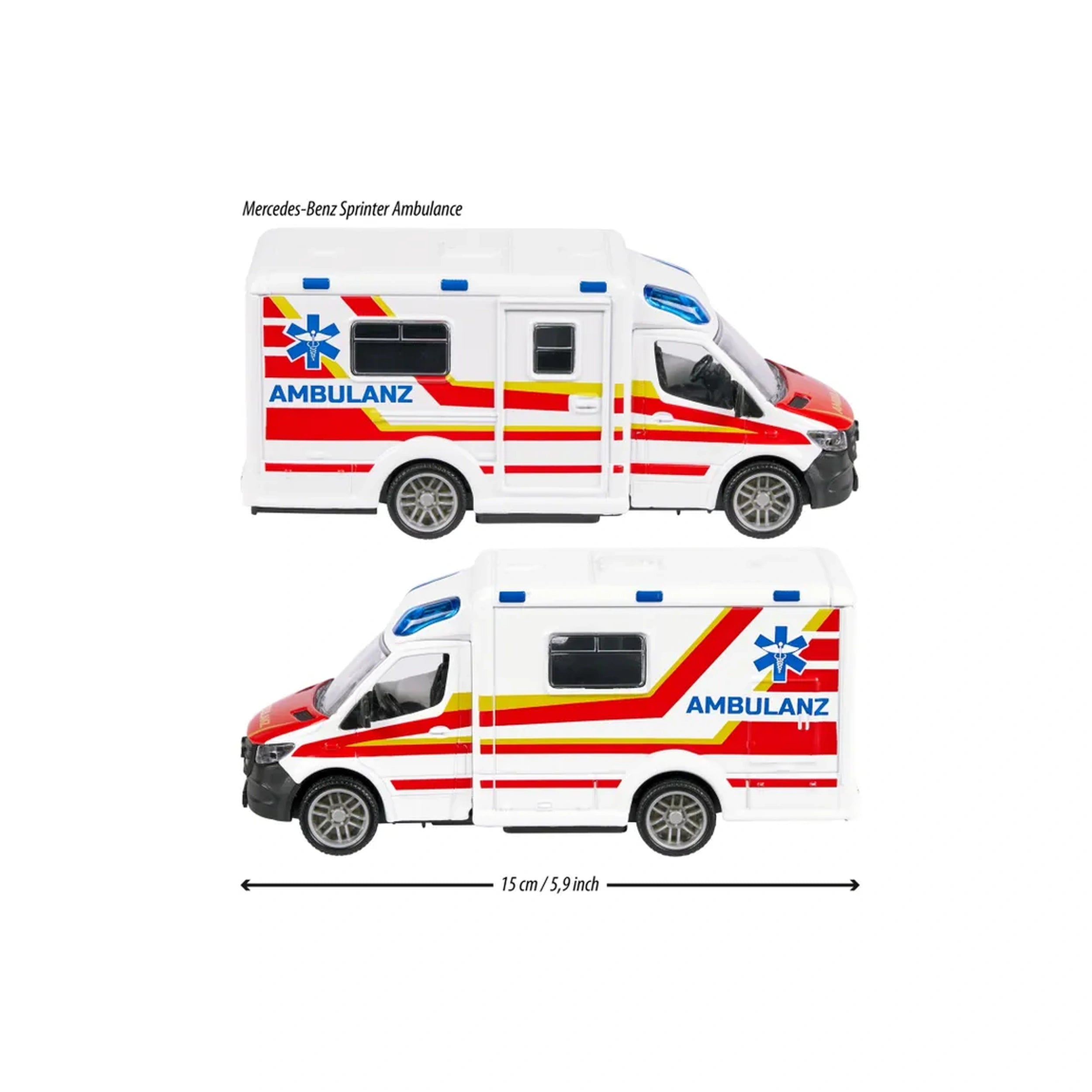 Majorette - Mercedes-Benz Sprinter Ambulance Play Vehicles