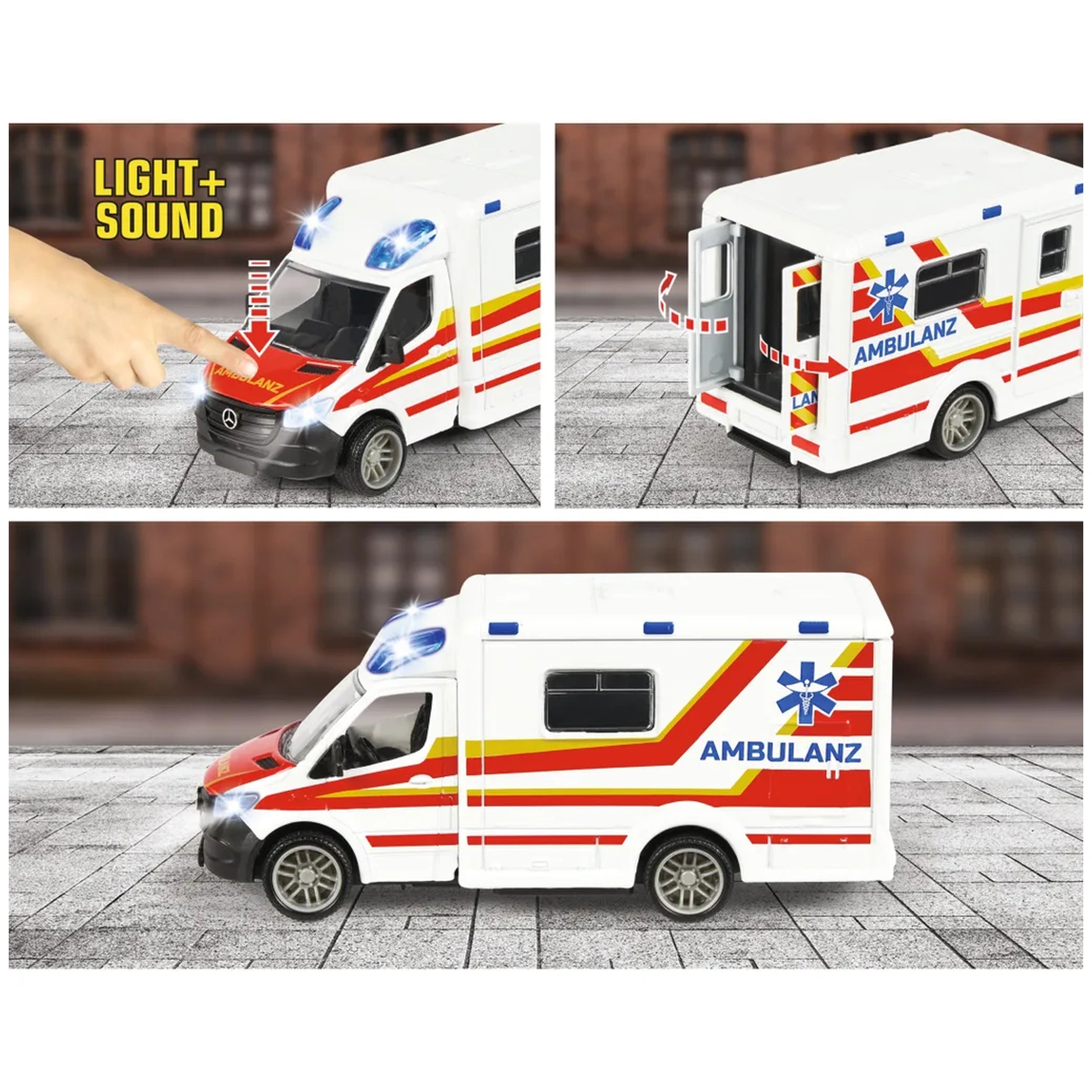 Majorette - Mercedes-Benz Sprinter Ambulance Play Vehicles
