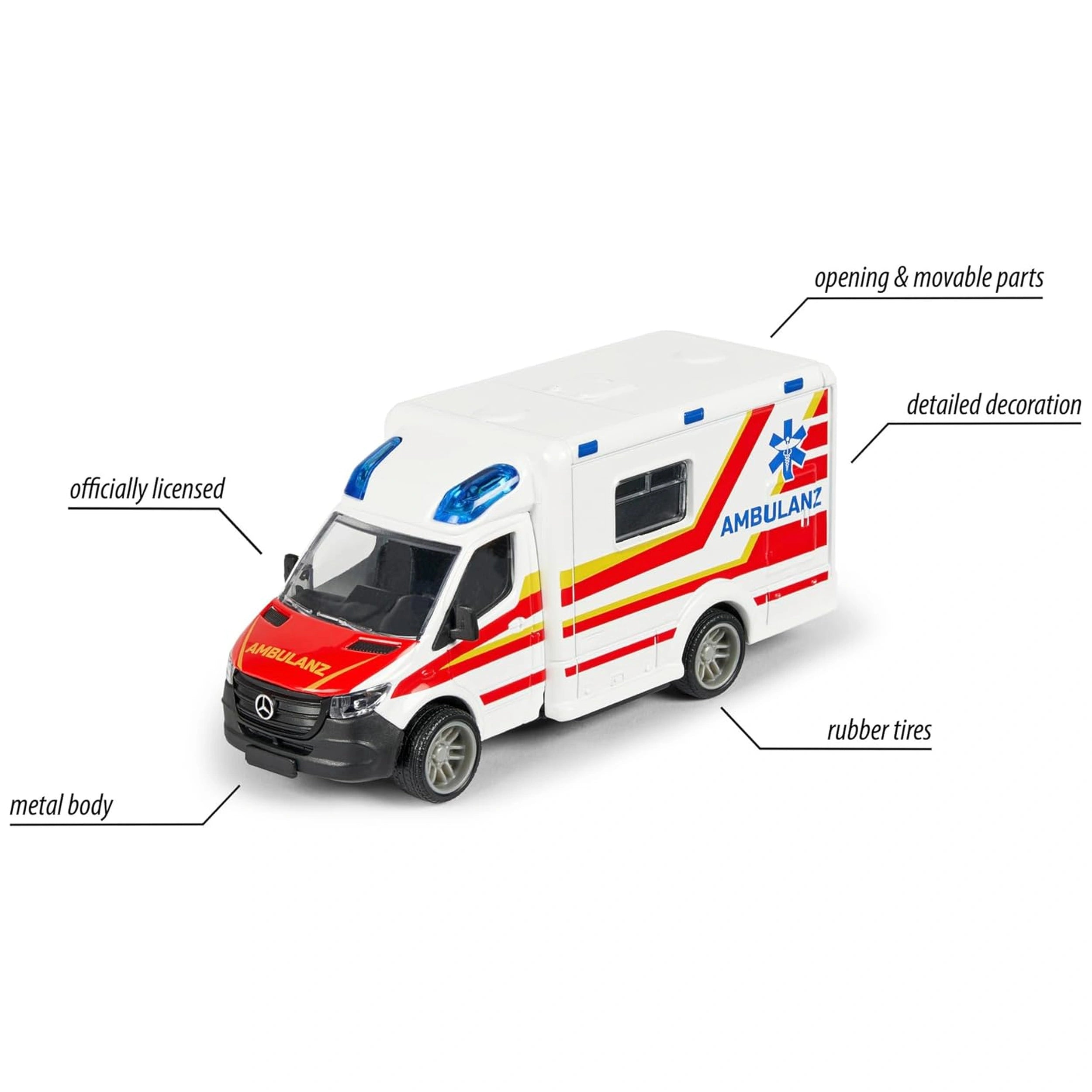 Majorette - Ambulance Mercedes-Benz Sprinter - Véhicules de jeu
