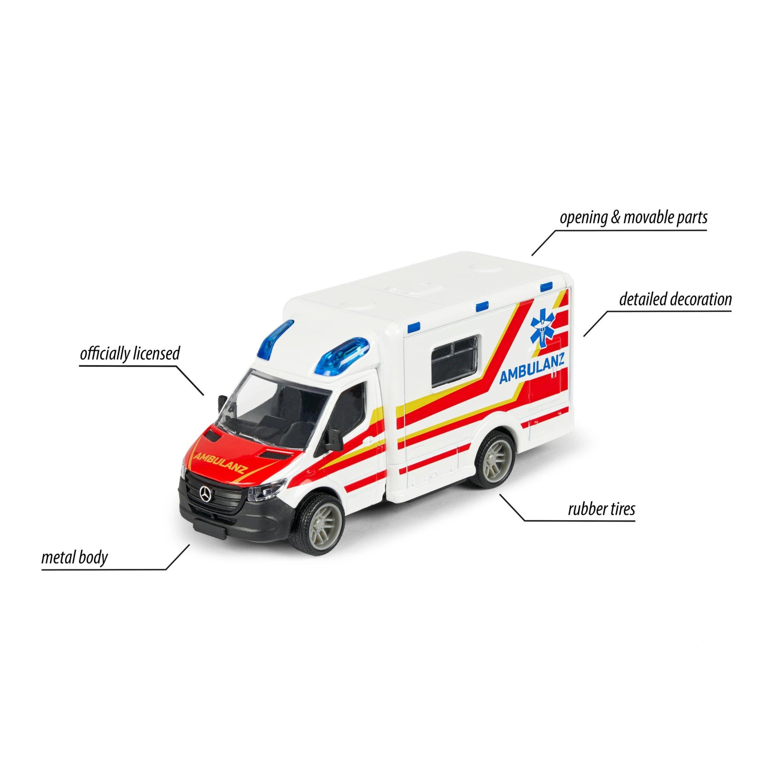 Majorette - Mercedes-Benz-Sprinter-Ambulance - Play-Vehicles