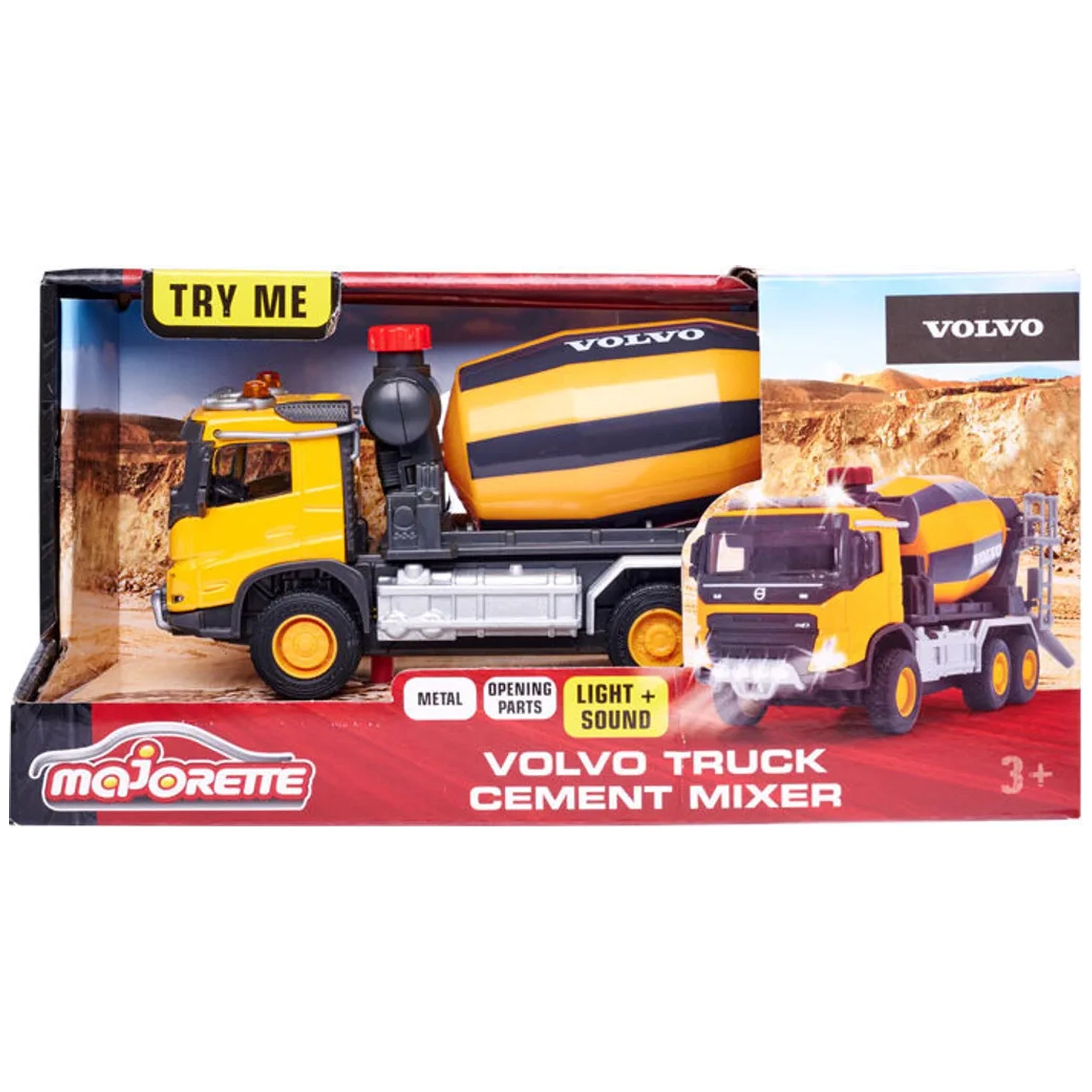 Majorette - Camion à béton Volvo Jouets de jeu