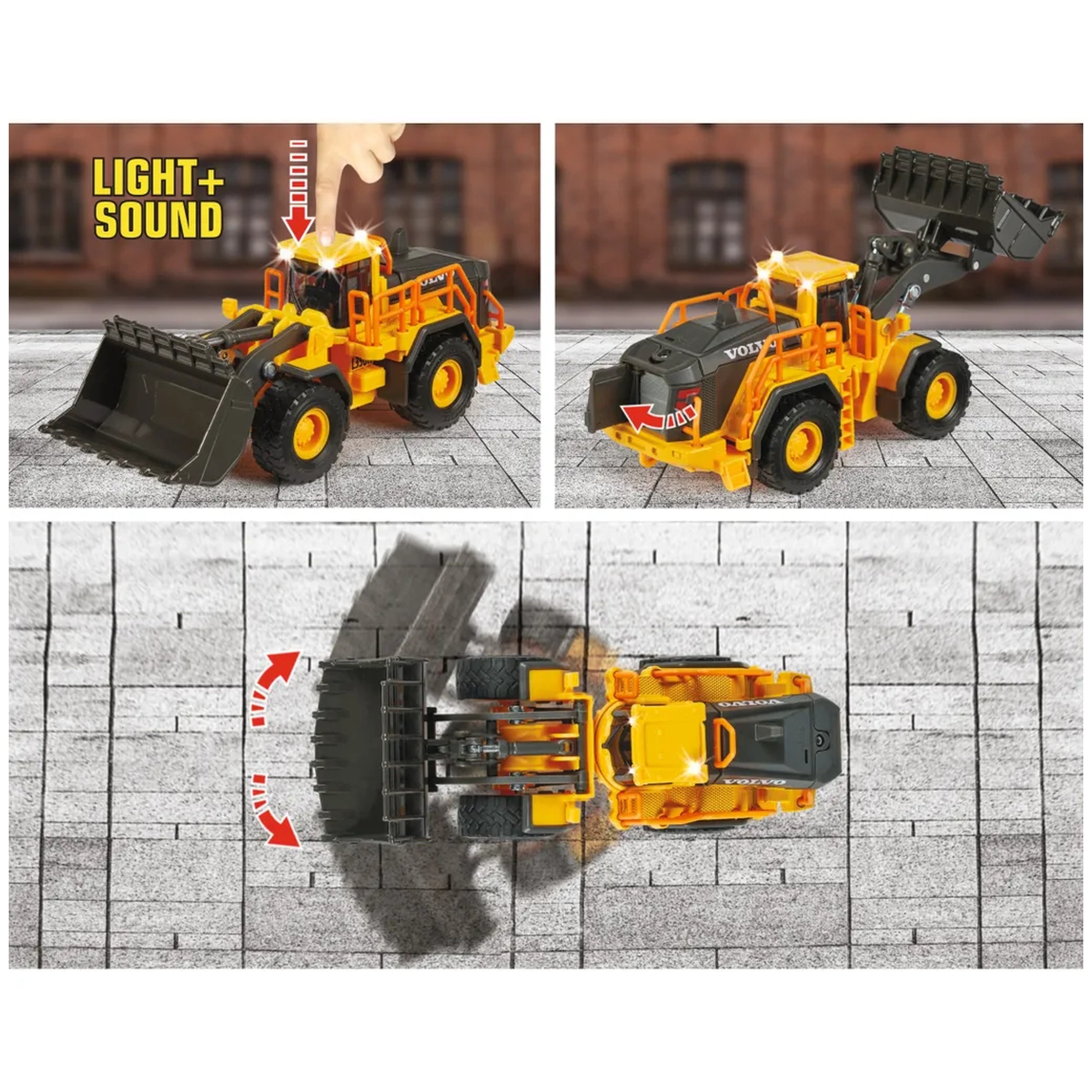 Majorette - Volvo Shovel Play Vehicles