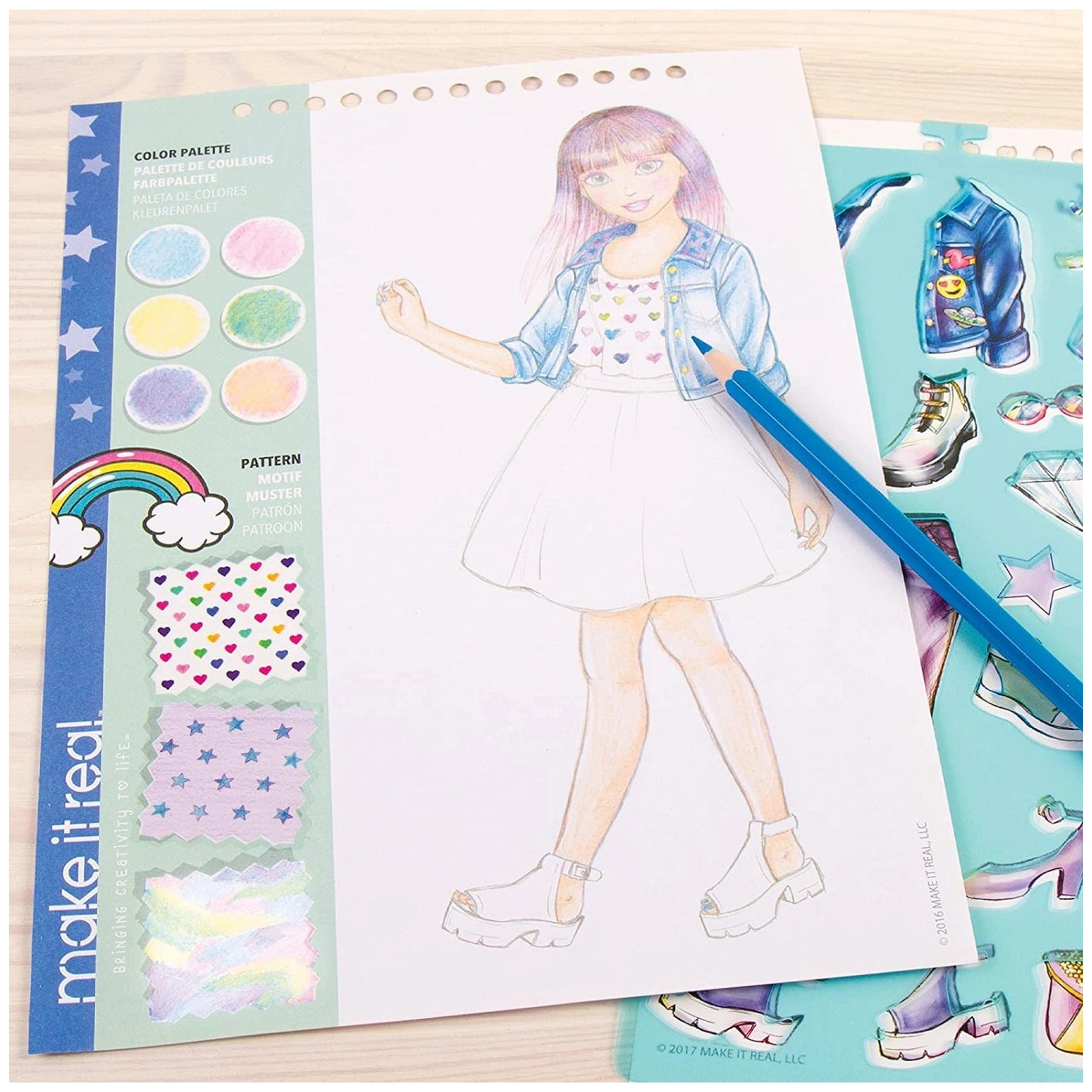 Make It Real - Fashion Design Sketchbook Digital Dream - Arts & Crafts