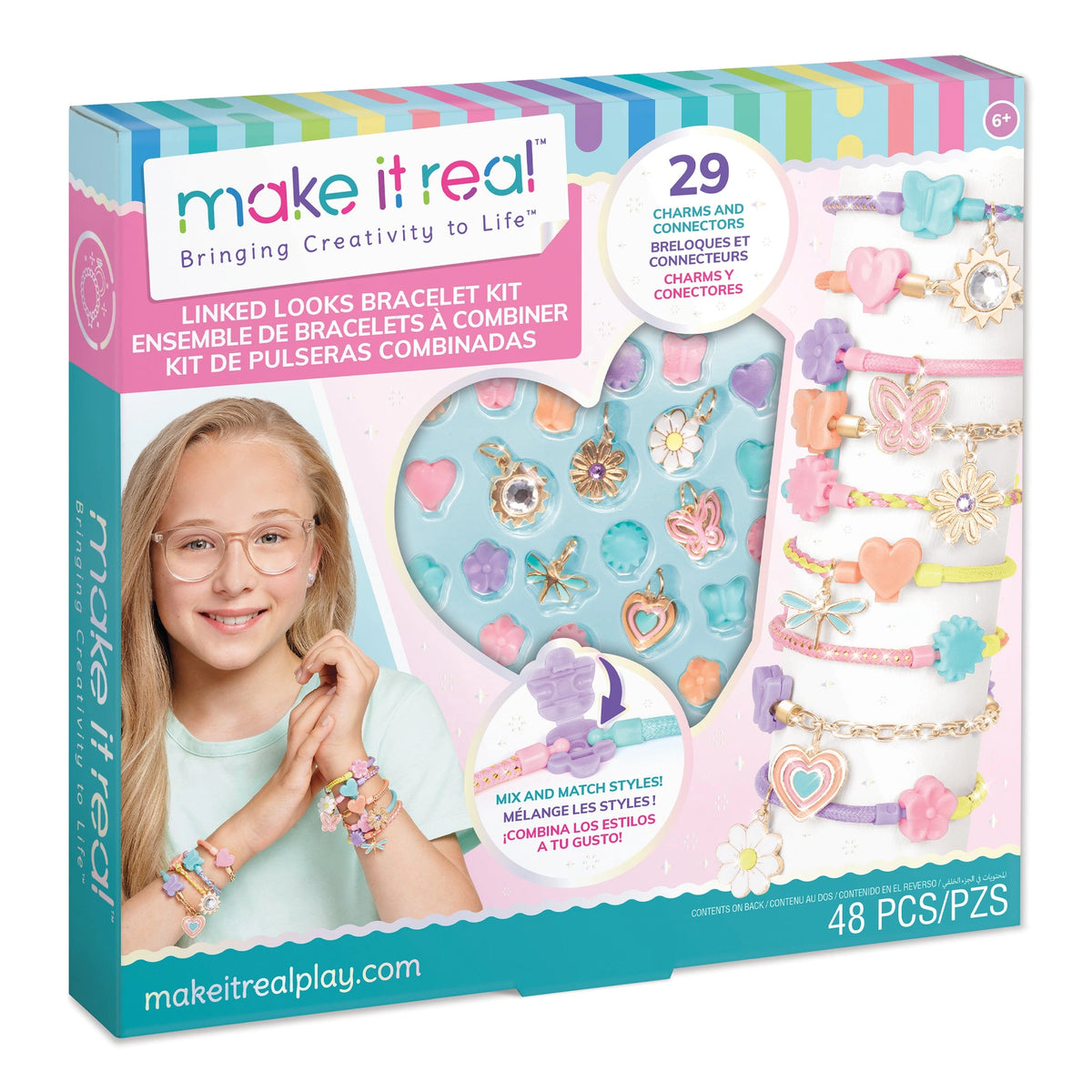 Kit de bracelet Make-it-Real Linked Looks - Arts et Crafts