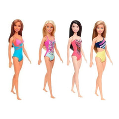 Mattel - Poupée de Plage Barbie - Figurines de Jouets et Ensembles de Jeux