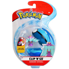 JAZWARES - Figurine Clip N Go Pokémon et Poké Ball - Figurines d'action et jouets