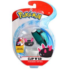 JAZWARES - Figurine Clip N Go Pokémon et Poké Ball - Figurines d'action et jouets