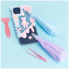 Momomi - Coque de téléphone crémeuse d'artiste Decoden Kawaii - Arts et Artisanat