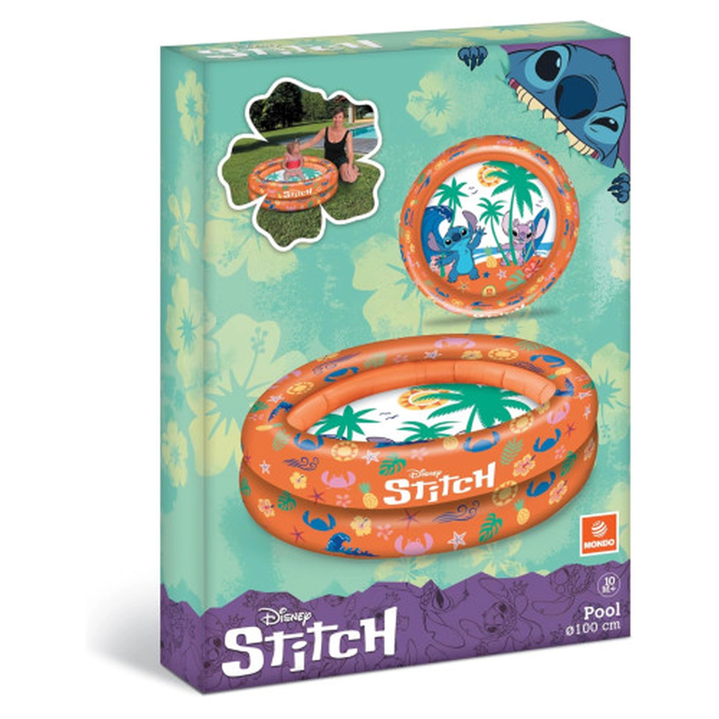Mondo - Disney-Stitch - Anneaux de piscine gonflables - Équipement de jeu extérieur