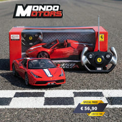 Mondo - Farrari 458 Speciale A Radio-Controlled 2.4 GHz 1:14 Full Function with Lights - Play Vehicles