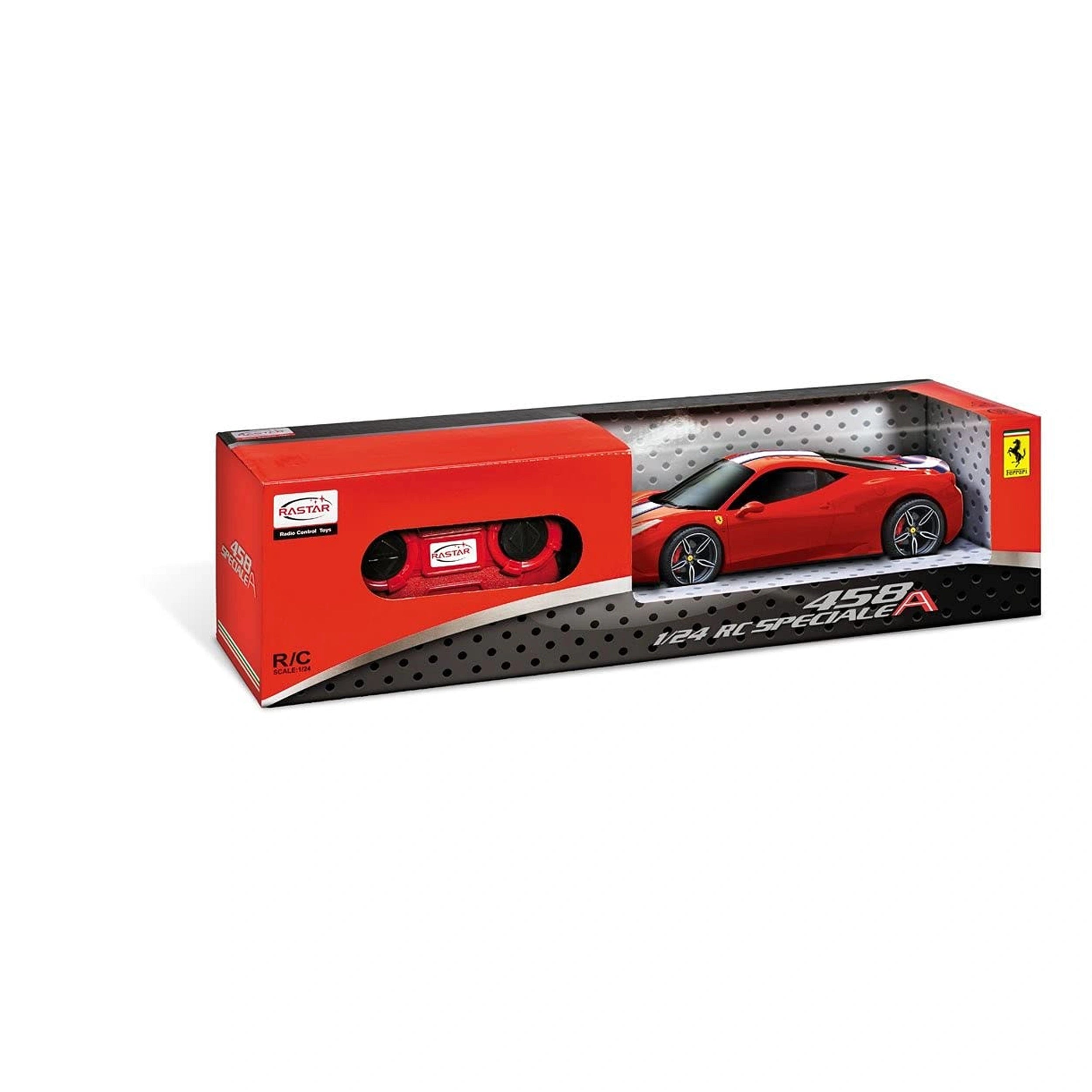 Mondo - Farrari 458 Speciale Télécommandé 2,4 GHz 1:24 Fonction Complète avec Lumières - Véhicules de Jeu