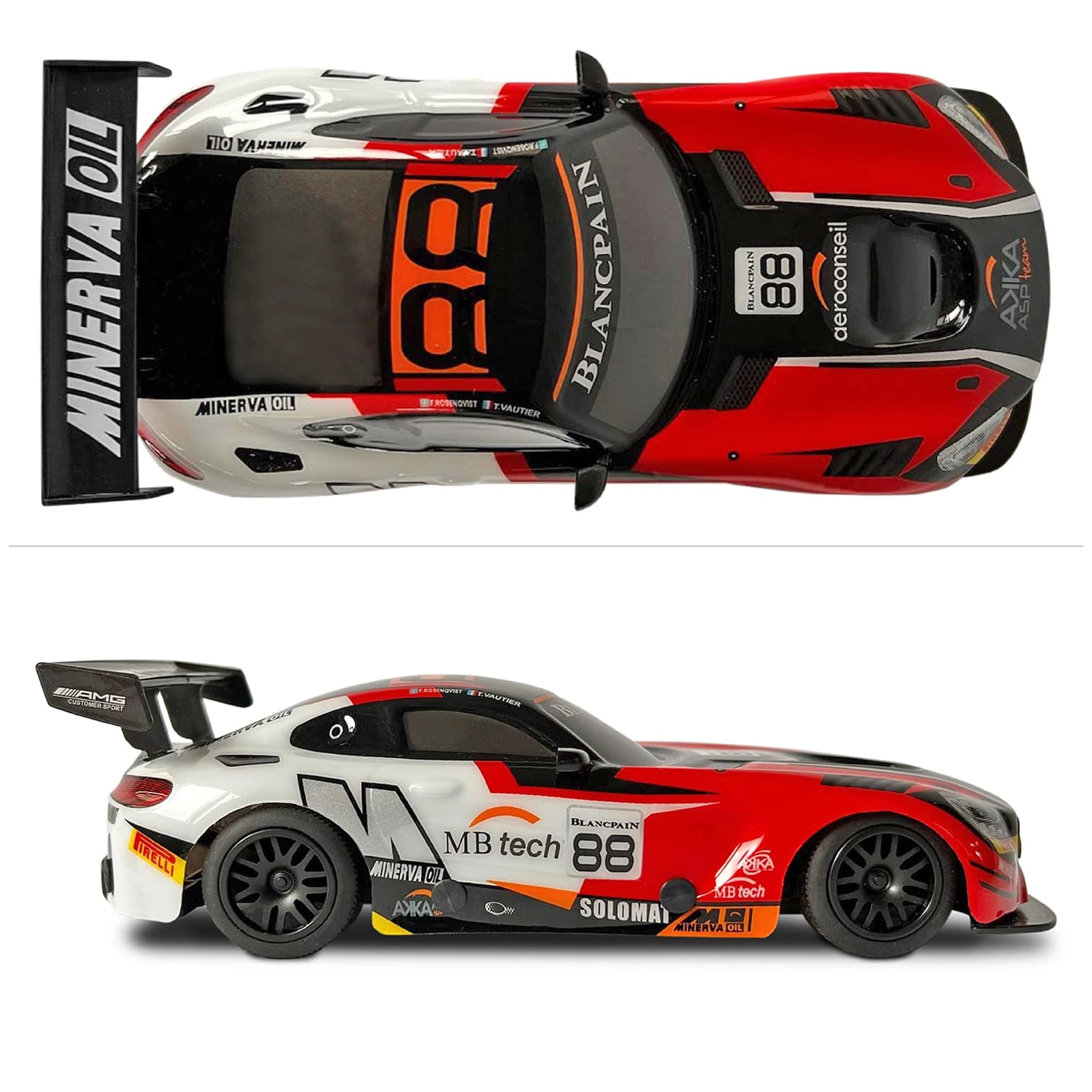 Mondo - Mercedes AMG GT3 Racing Radio-Controlled 2.4 GHz 1:24 Full Function with Lexan Body - Play Vehicles