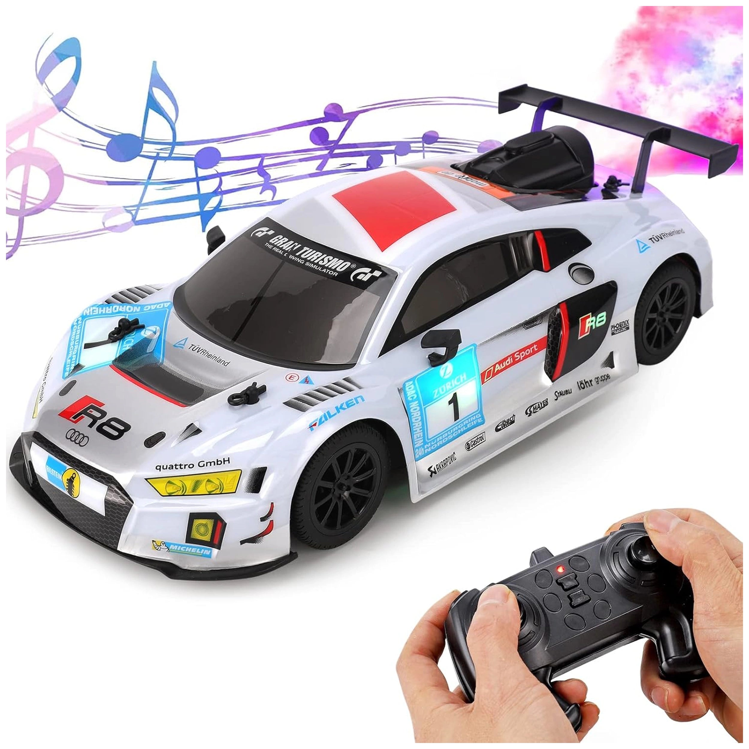 Mondo Motors - Véhicule de jeu Audi R8 RC - Véhicules de jeu