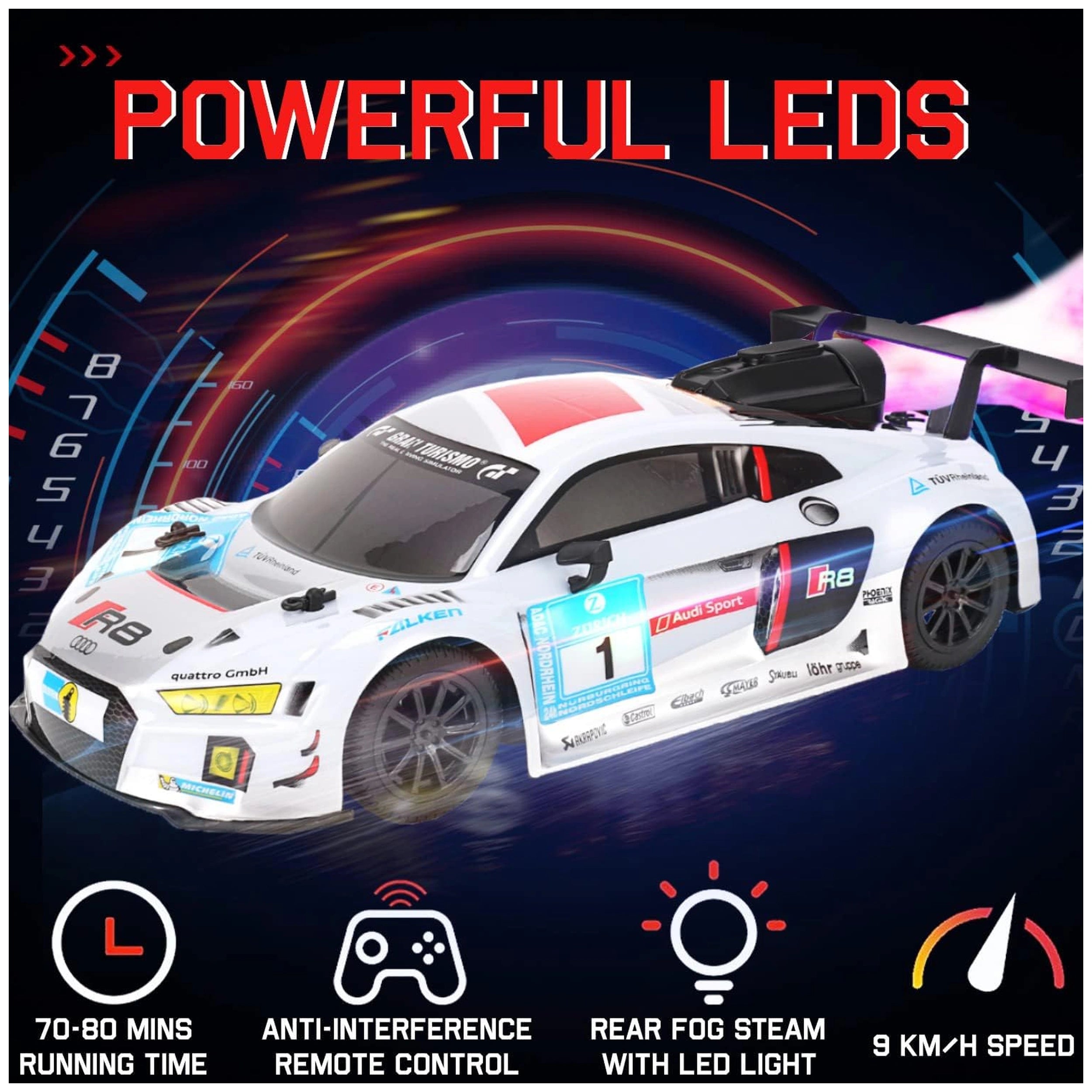 Mondo Motors - Véhicule de jeu Audi R8 RC - Véhicules de jeu