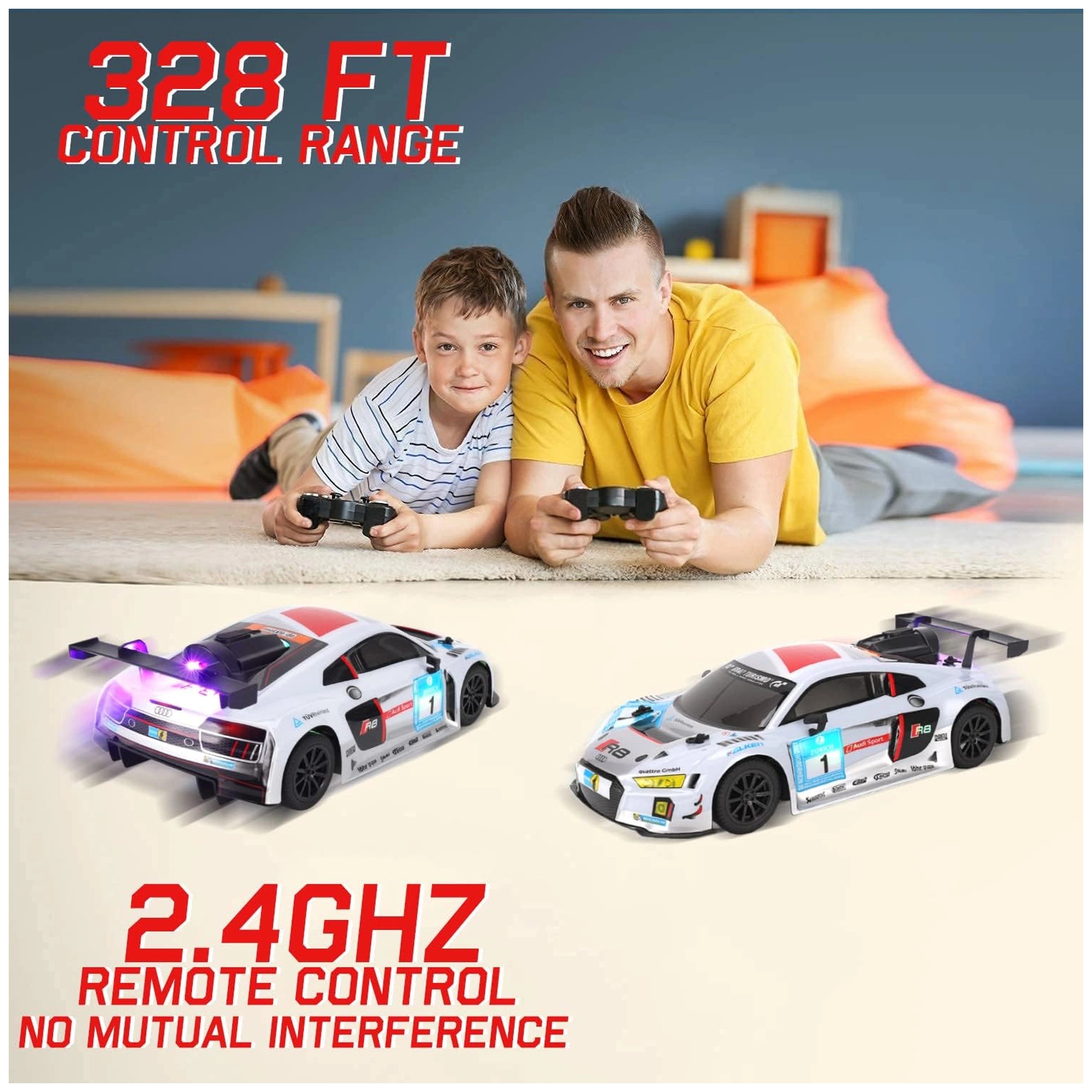 Mondo Motors - Véhicule de jeu Audi R8 RC - Véhicules de jeu