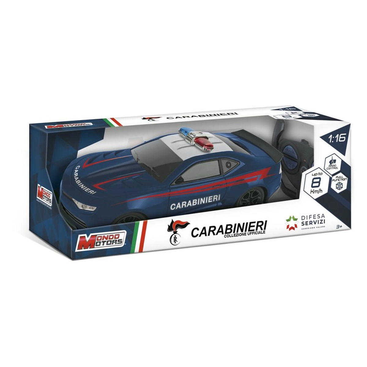 Mondo Motors - RC Carabinieri Remote Control Car 1:16 - Play Vehicles