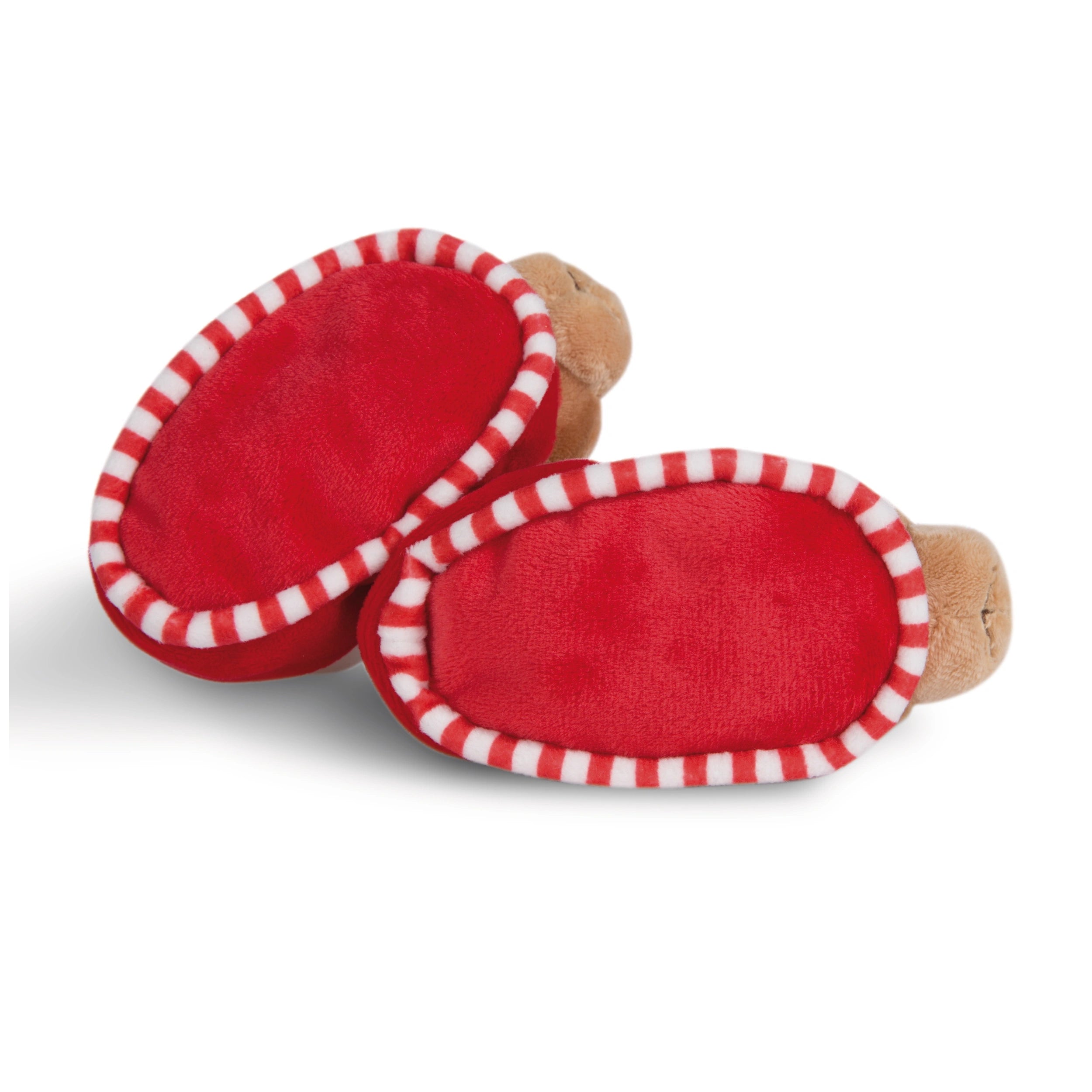 NICI - Chaussons pour bébé avec hochet FC Bayern Munich Bear Berni - Jouets d'activité pour bébé