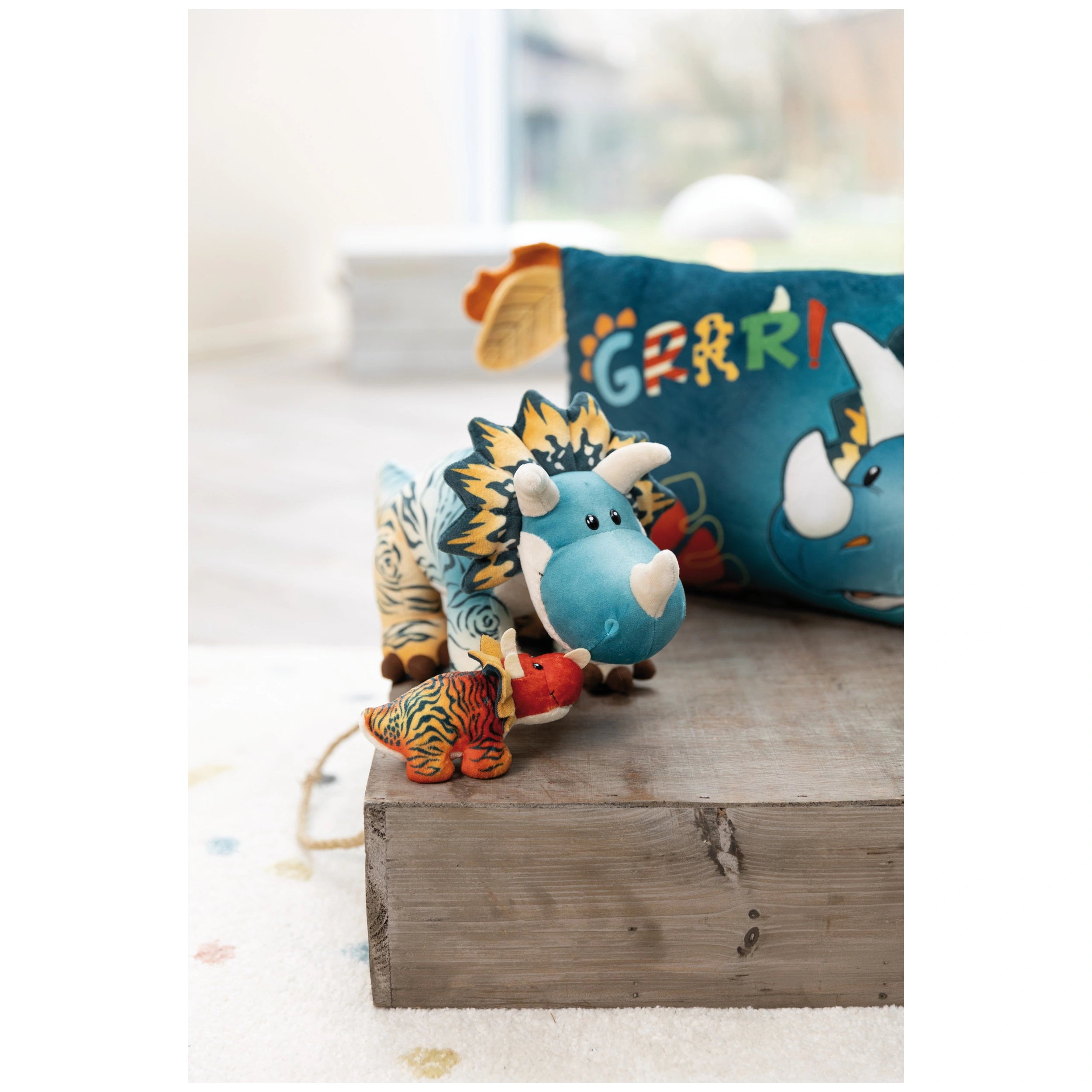 NICI - Cerastupsy-Tricératops - Peluche - Animaux en peluche