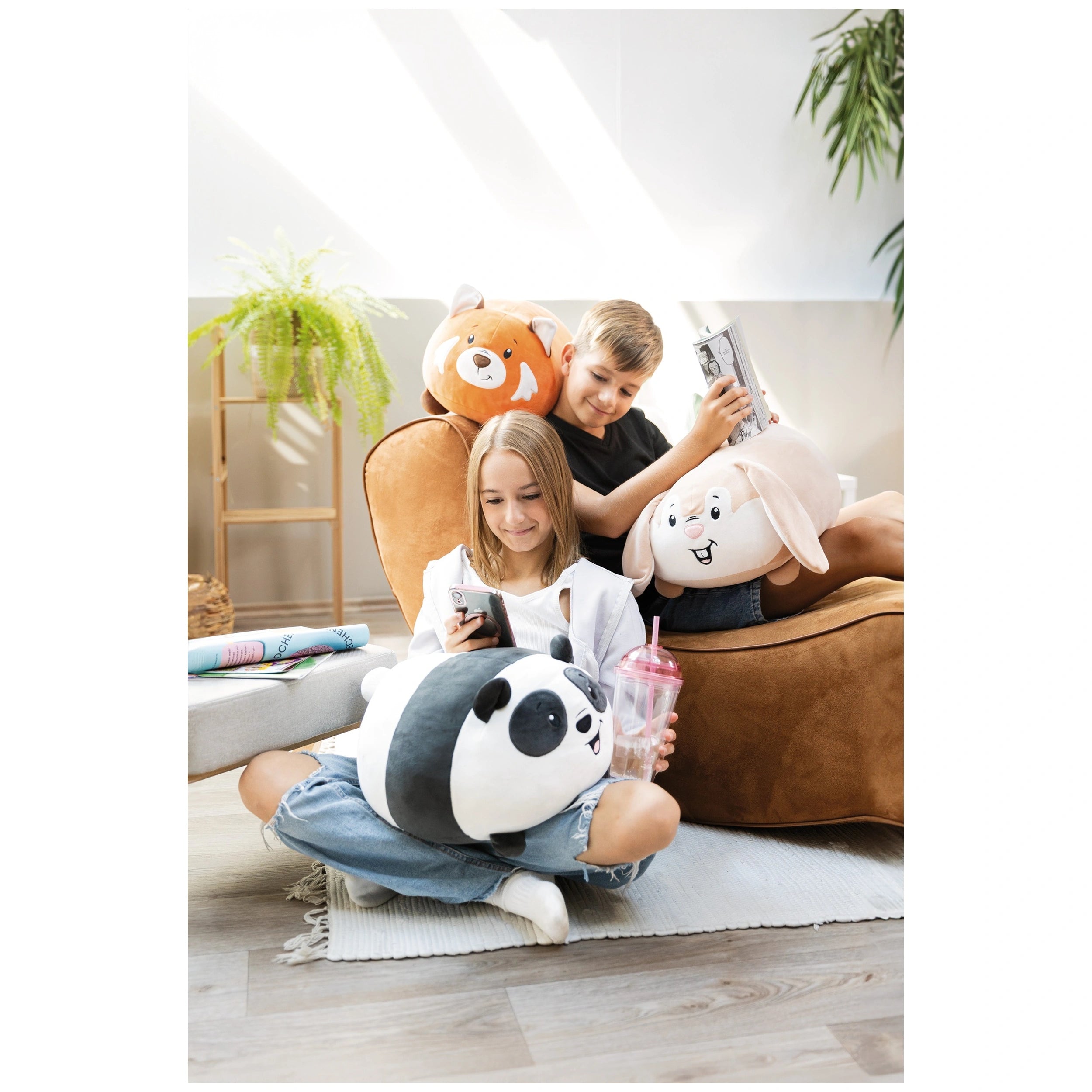 NICI - Chill-Nici-Panda-Peluche-Animaux-Doudou