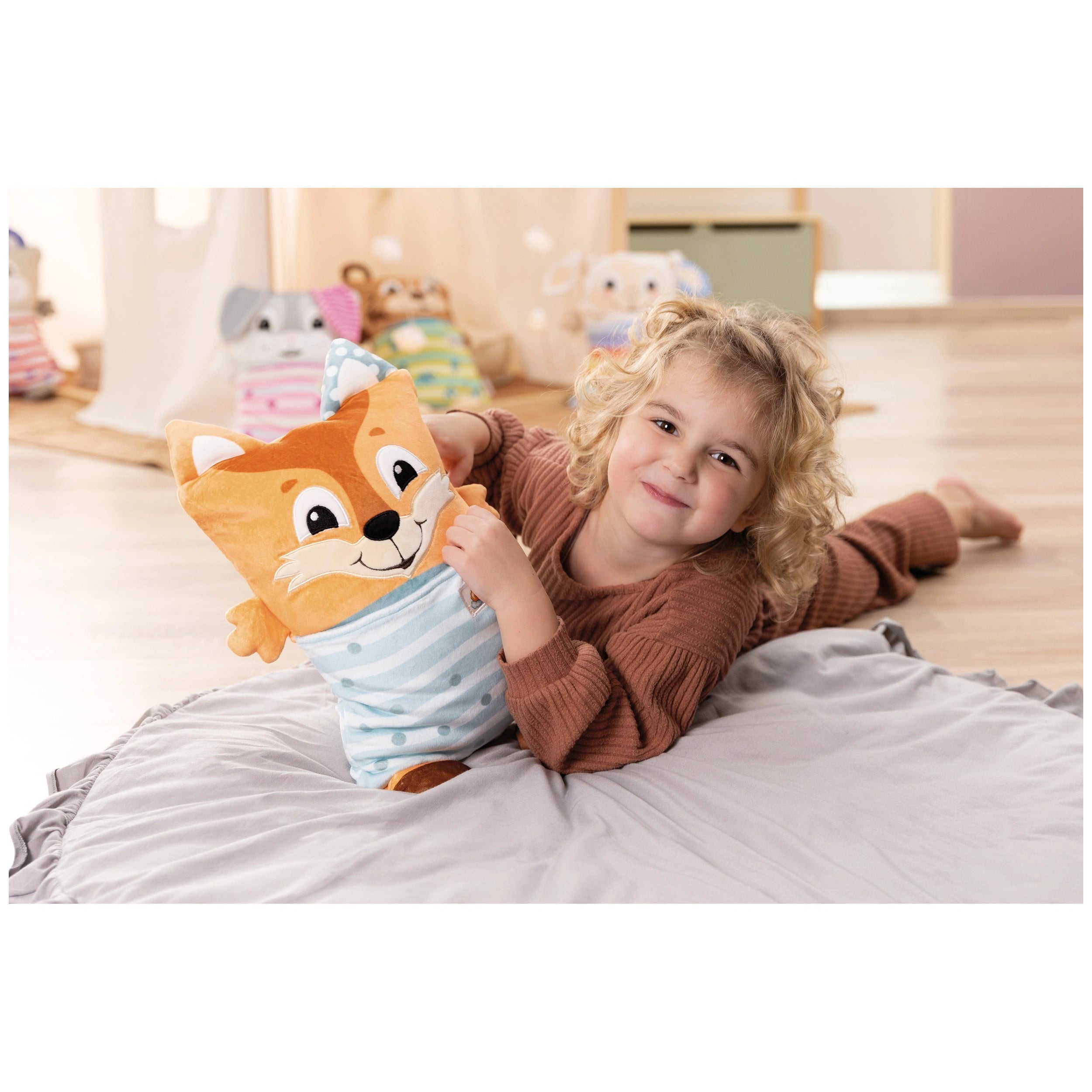 Cosidoos - Renard en peluche réversible - Animaux en peluche
