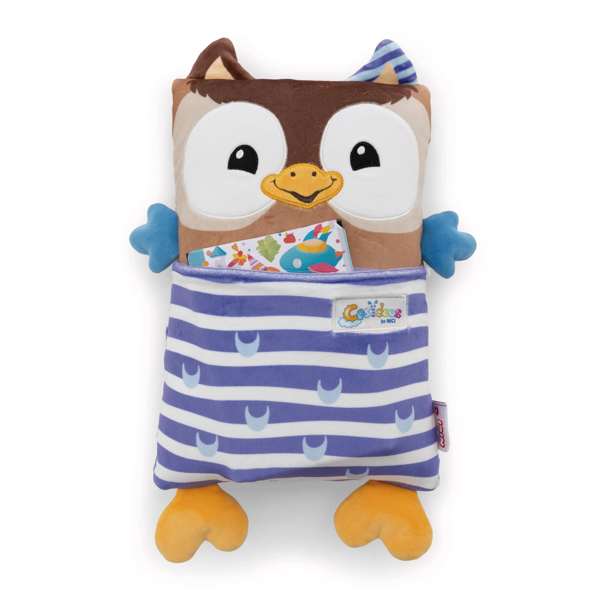 NICI - Cosidoos - Reversible Soft Toy Owl - Stuffed Animals