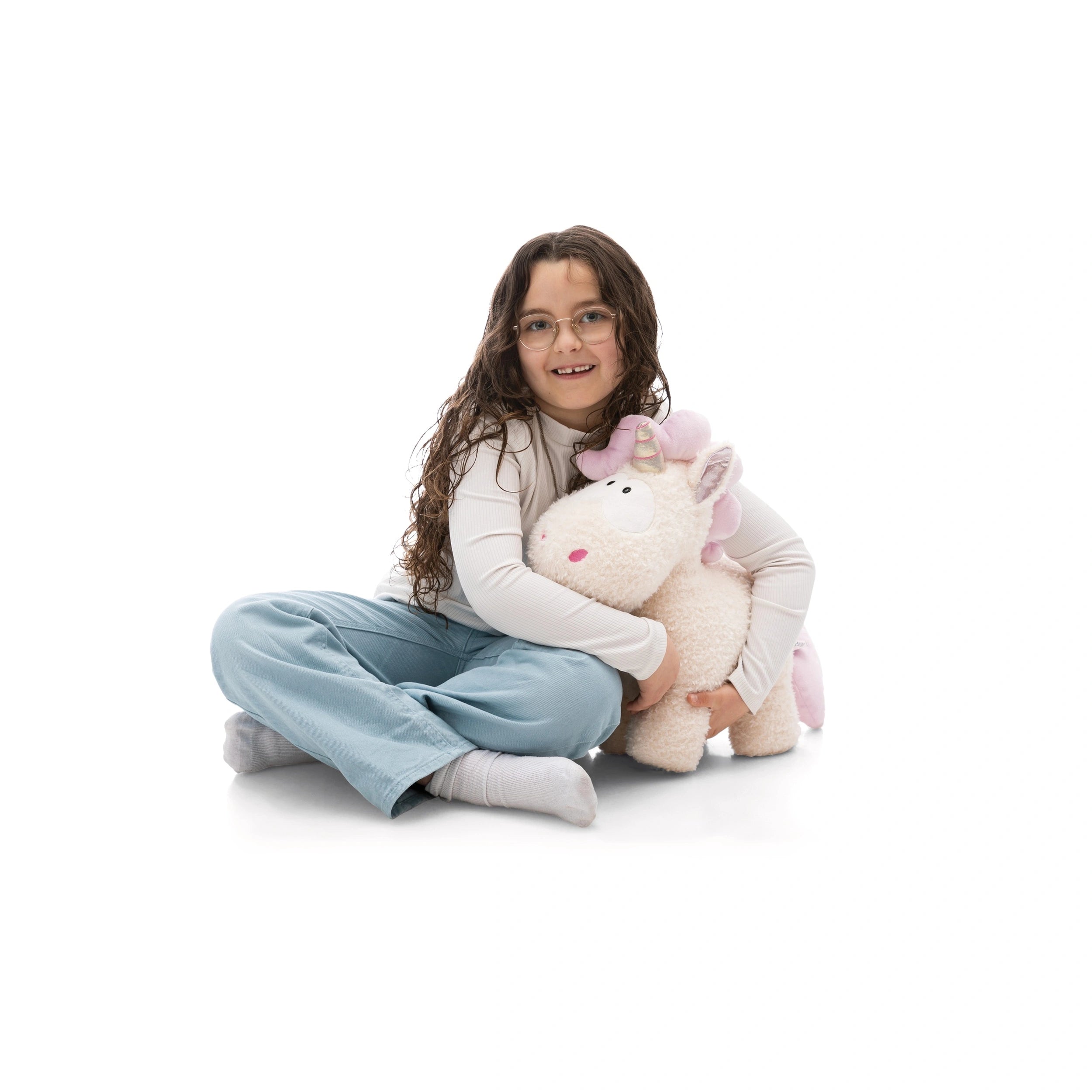 NICI - Licorne Rose Crémeuse - Peluches