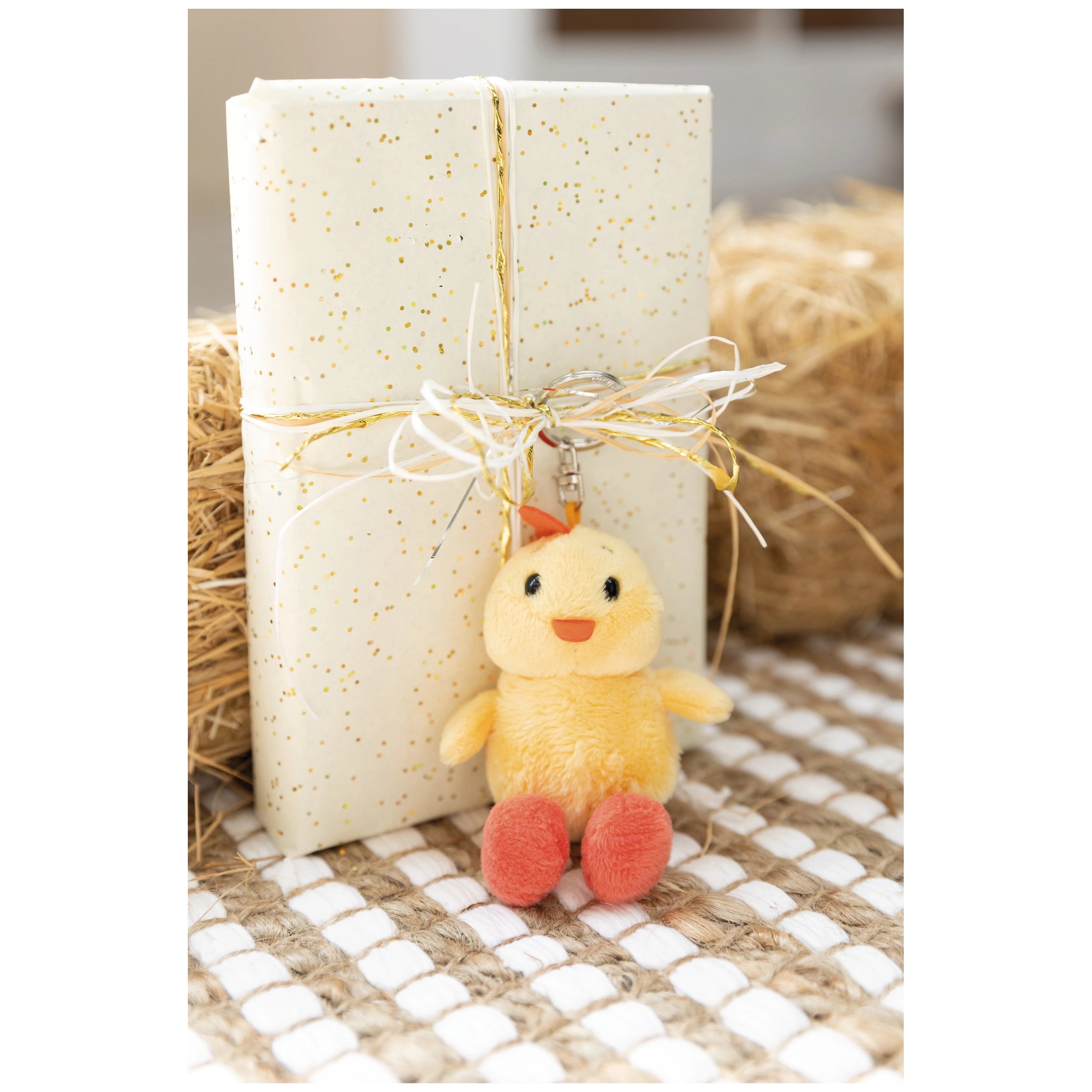 NICI - Farm Friends Keyholder Chick Eggwina Green 10 Cm - Collectibles