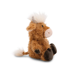 NICI - Amis de la ferme - Peluche vache des Highlands