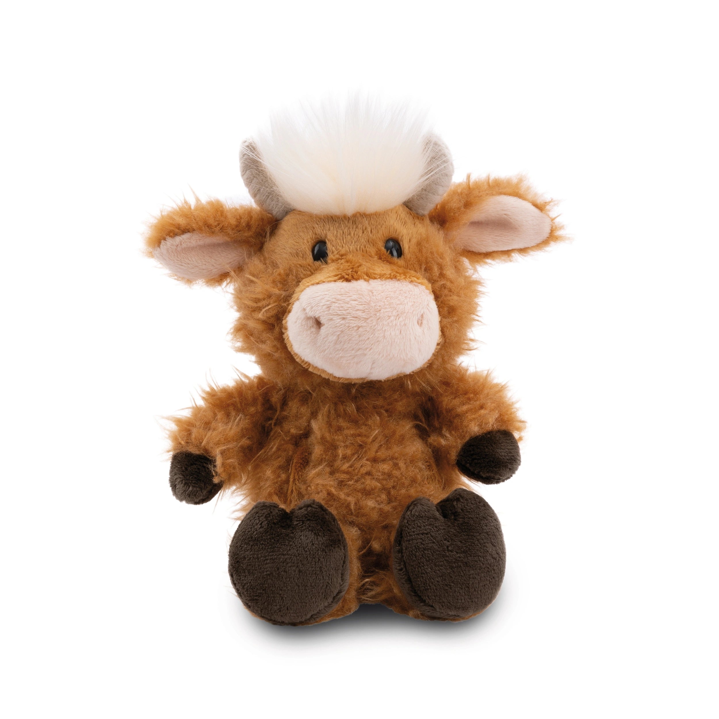 NICI - Amis de la ferme - Peluche vache des Highlands