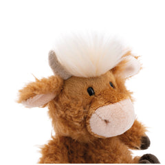 NICI - Amis de la ferme - Peluche vache des Highlands