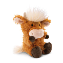 NICI - Amis de la ferme - Peluche vache des Highlands