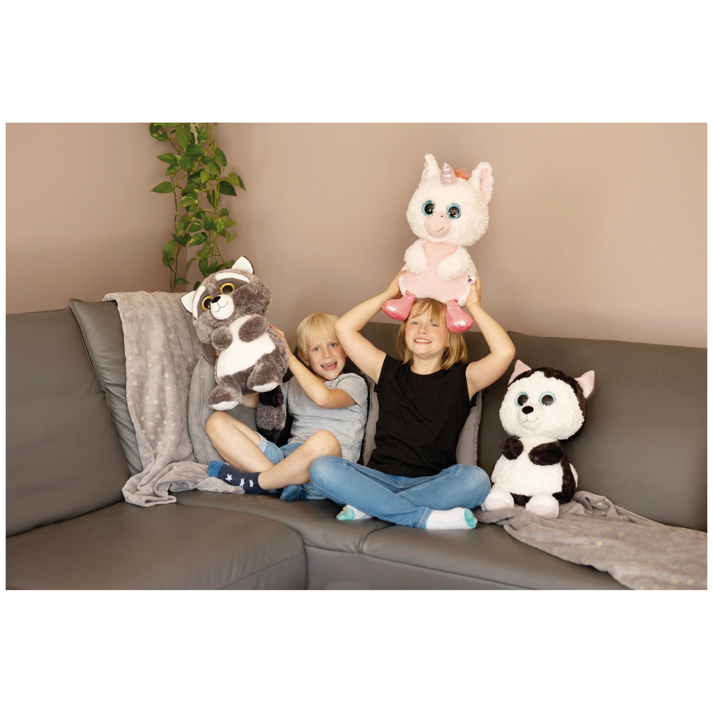NICI - Glubschis - Jouet en peluche Husky Barkley 45 cm - Animaux en peluche