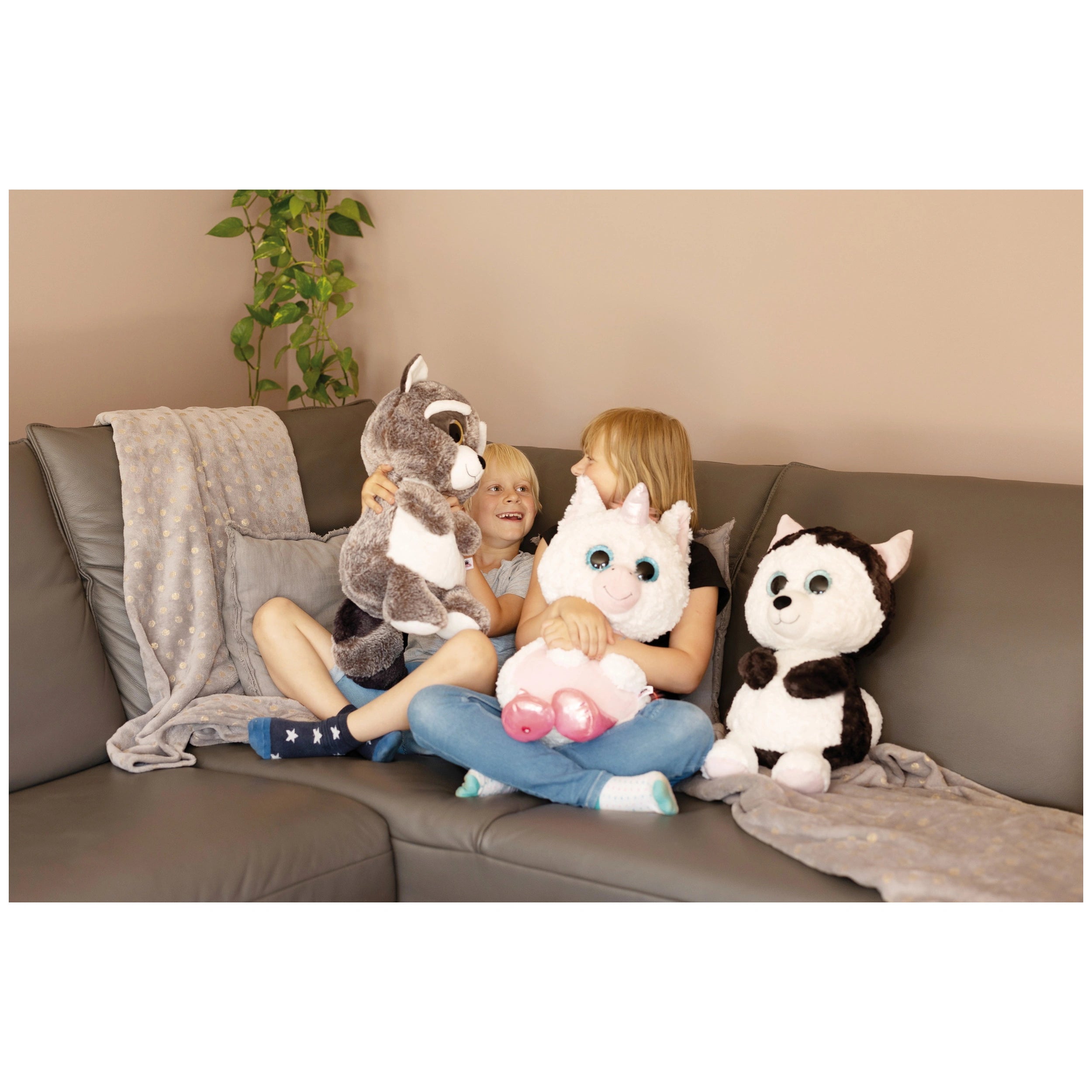 NICI - Glubschis - Jouet en peluche Husky Barkley 45 cm - Animaux en peluche