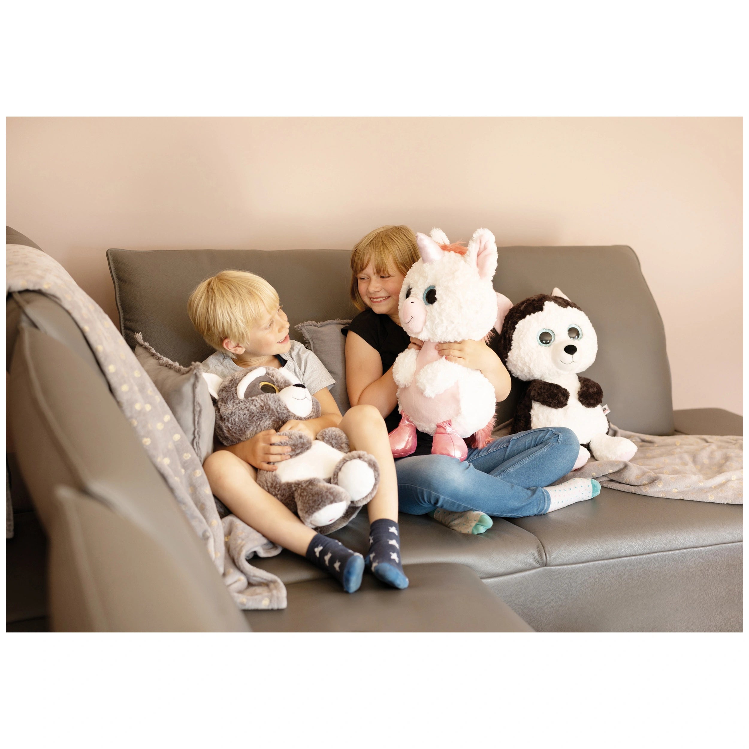 NICI - Glubschis - Jouet en peluche Husky Barkley 45 cm - Animaux en peluche