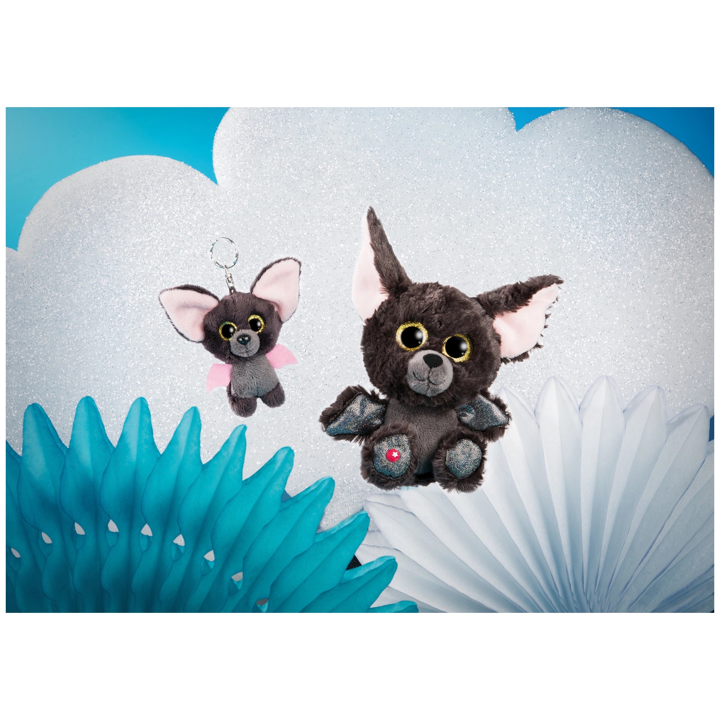 NICI - Glubschis-Keyring-Bat-Baako-Action-Toy-Figures