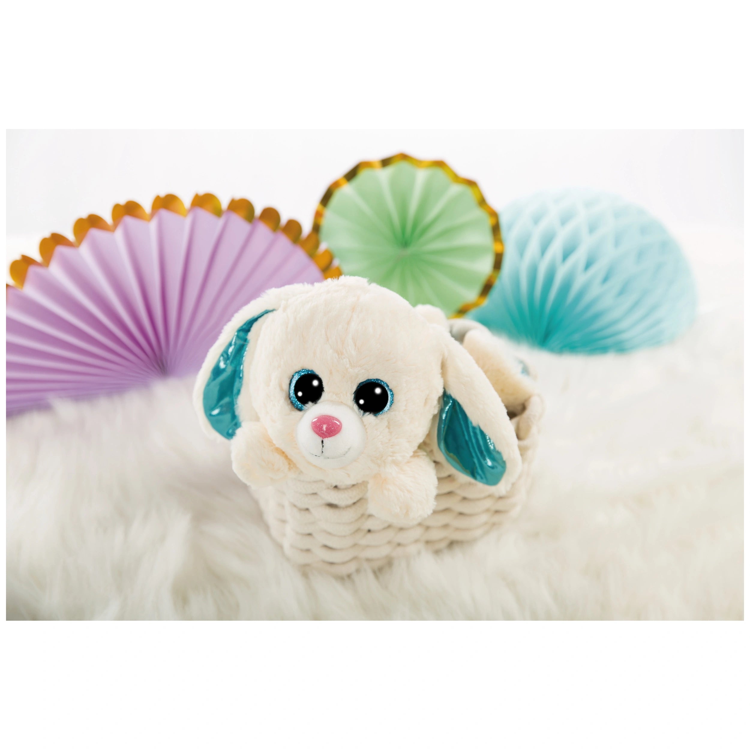 NICI - Glubschis - Lapin en peluche Wolli Dot 25 cm - Peluches