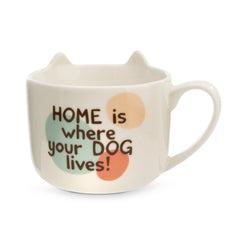 NICI - Figurines de chien Homies-Mug-Blanc-Action