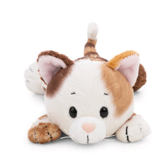 NICI - Homies - Peluche Chat Calico Allongé - Animaux en Peluche