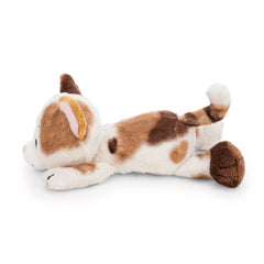 NICI - Homies - Peluche Chat Calico Allongé - Animaux en Peluche