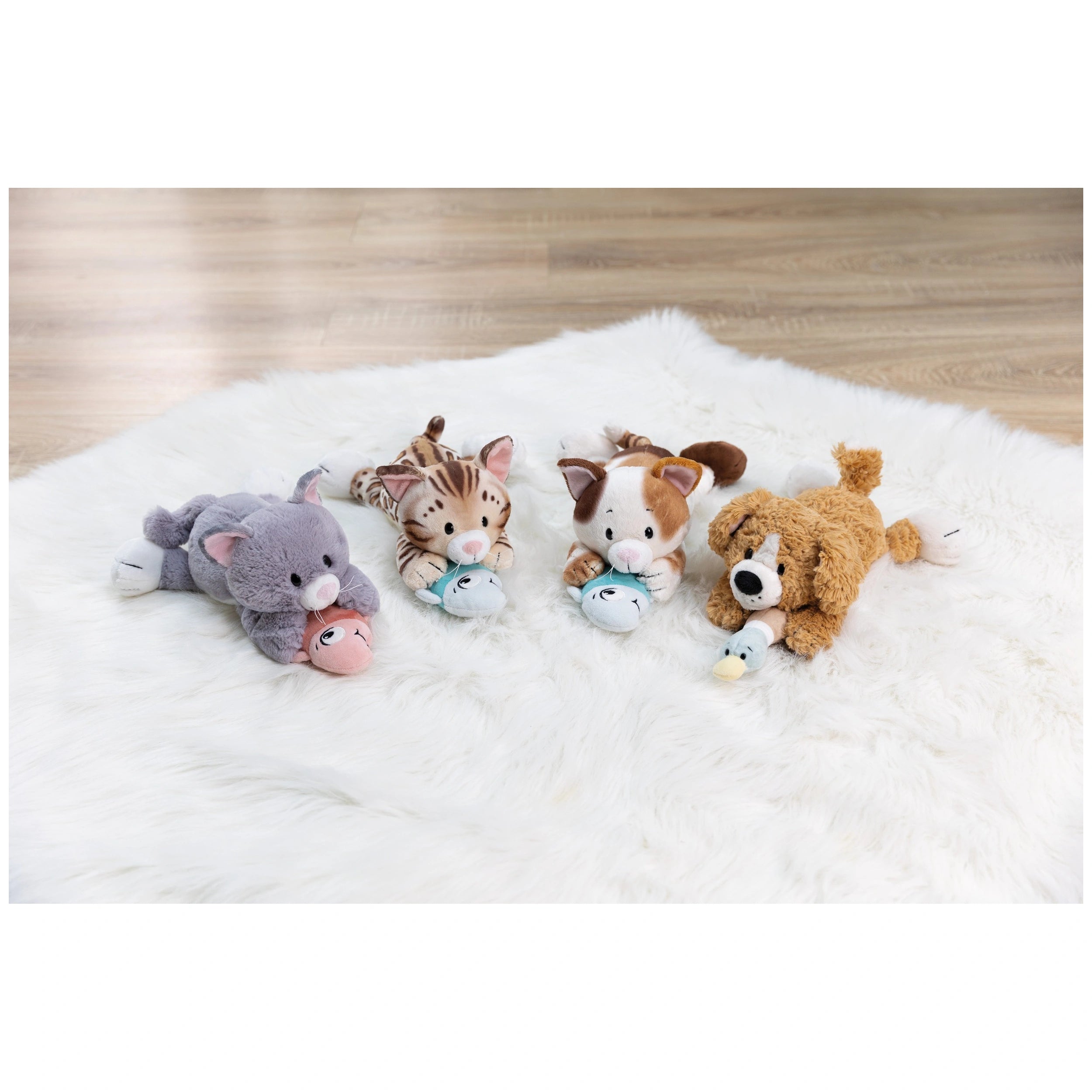 NICI - Homies - Peluche Chat Calico Allongé