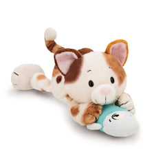 NICI - Homies - Peluche Chat Calico Allongé
