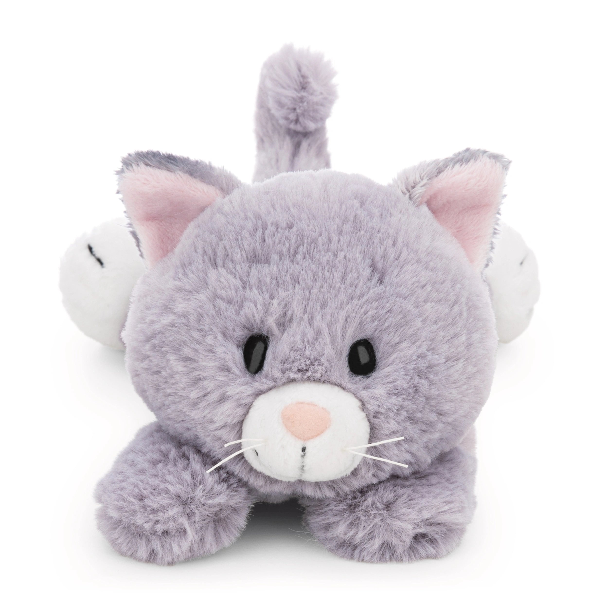 NICI - Homies - Peluche Chat Allongé Gris 20 Cm - Animaux en Peluche