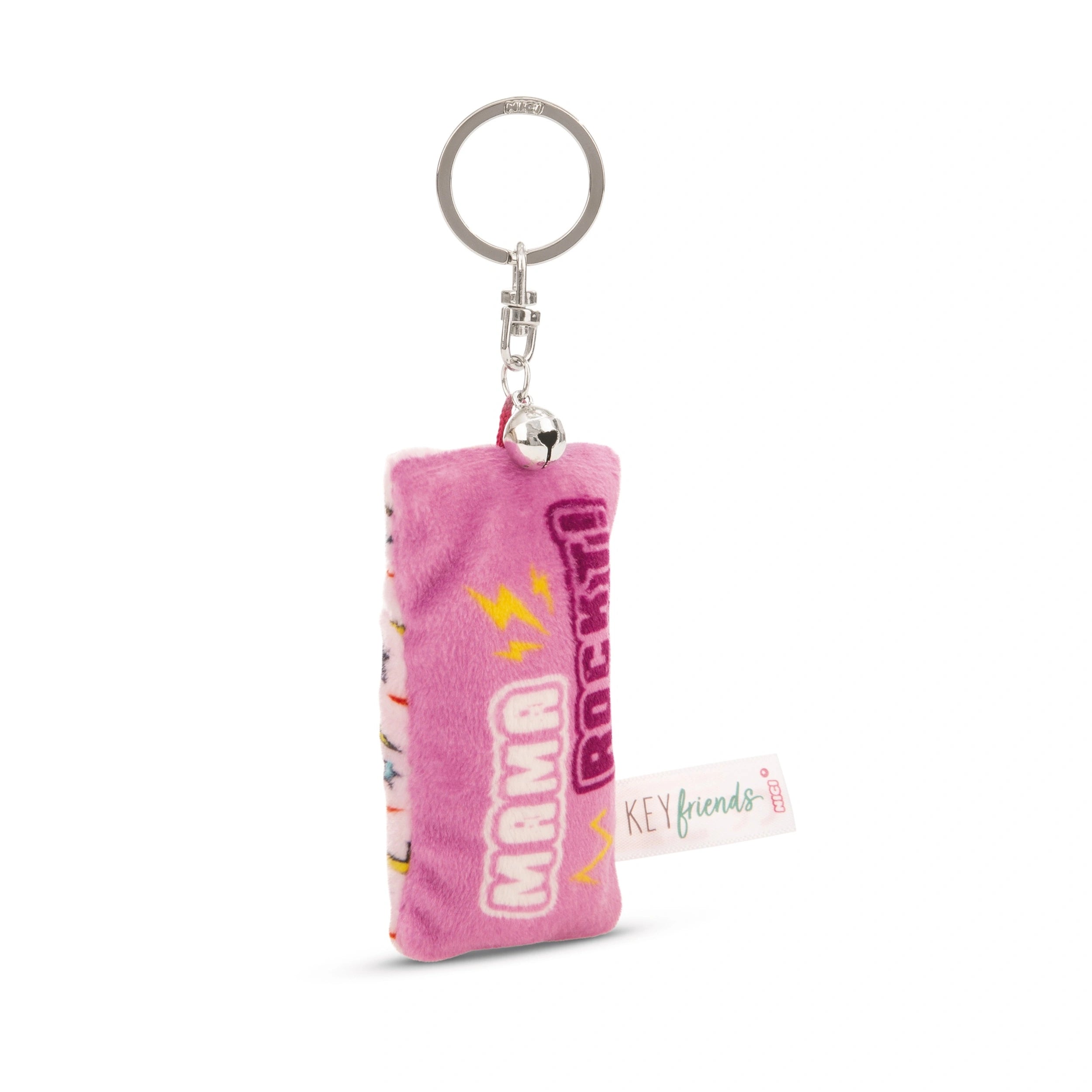 NICI - Key-Friends-Mini-Plush-Cushion-Keyholder-Collectibles