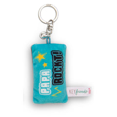 NICI - Porte-clés Key-Friends-Papa-Rockt Mini-Coussin en Peluche