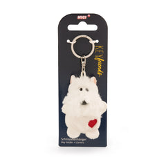NICI - Porte-clés amis clés chien blanc