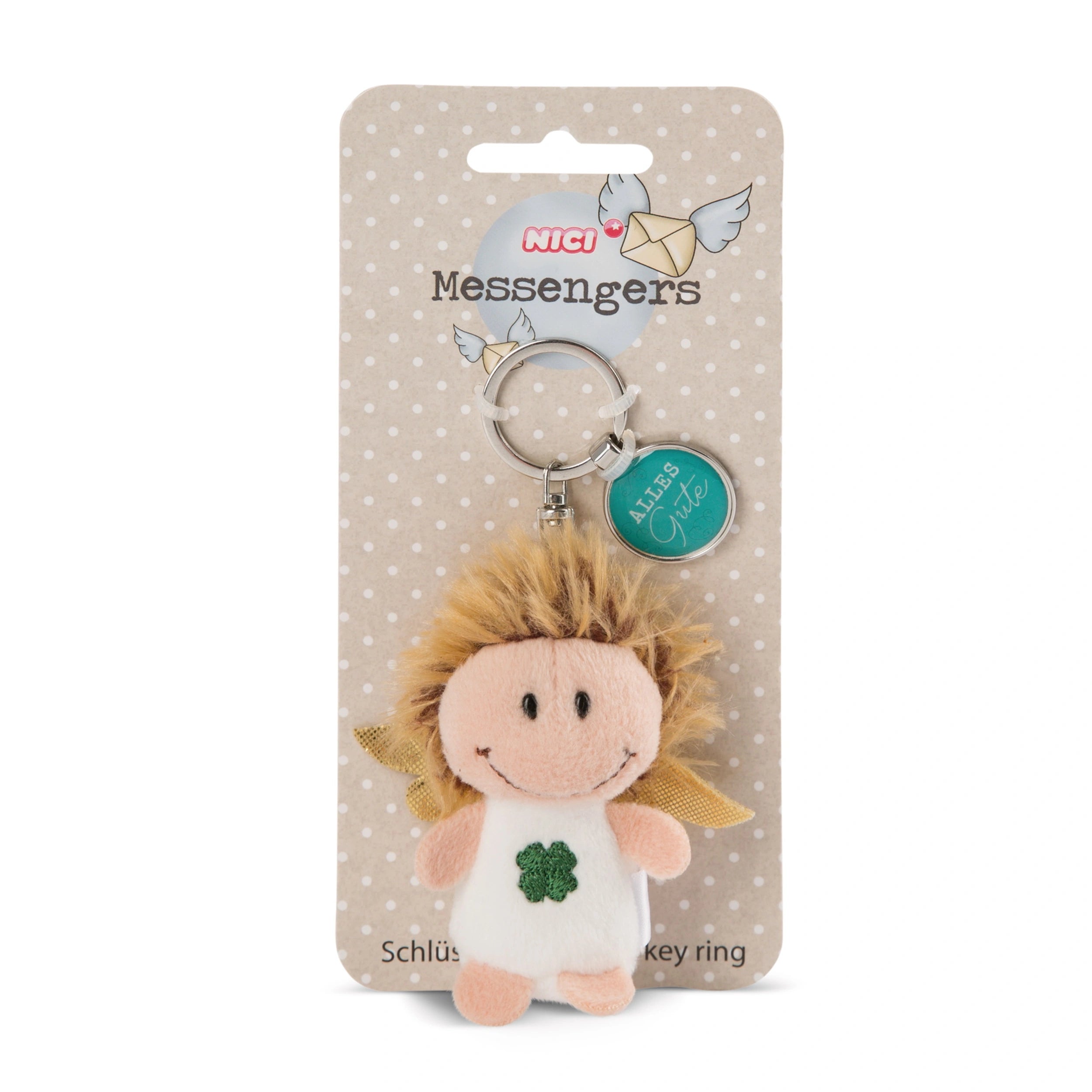 NICI - Porte-clés - Ange gardien avec trèfle - Collections
