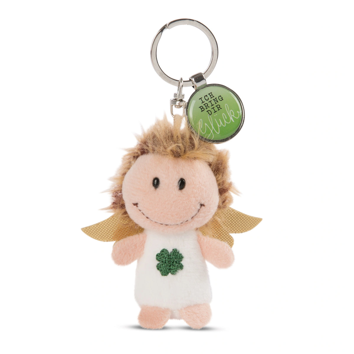 NICI - Key Ring Guardian Angel With Cloverleaf - Collectibles