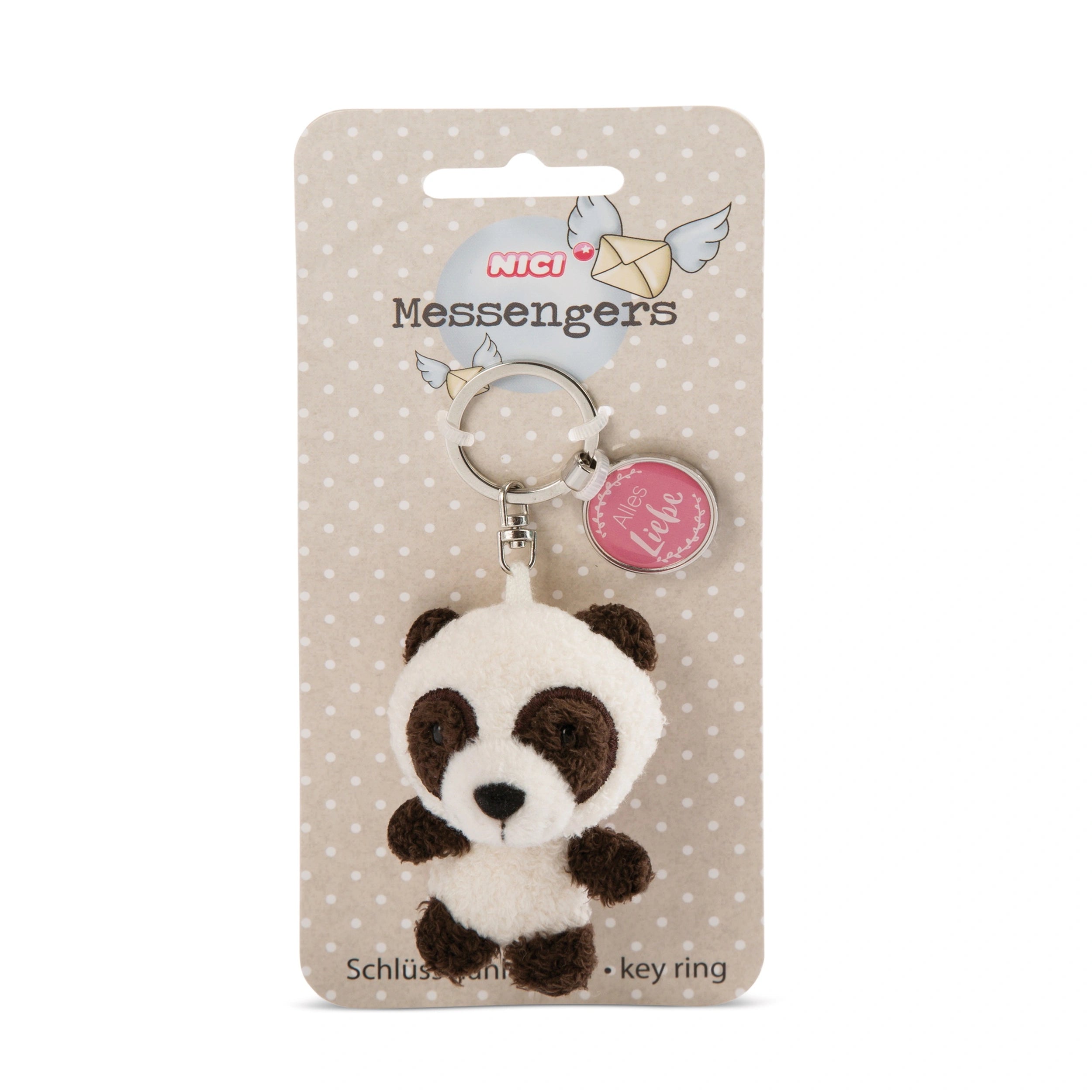 NICI - Porte-clés Panda avec pendentif - Porte-clés